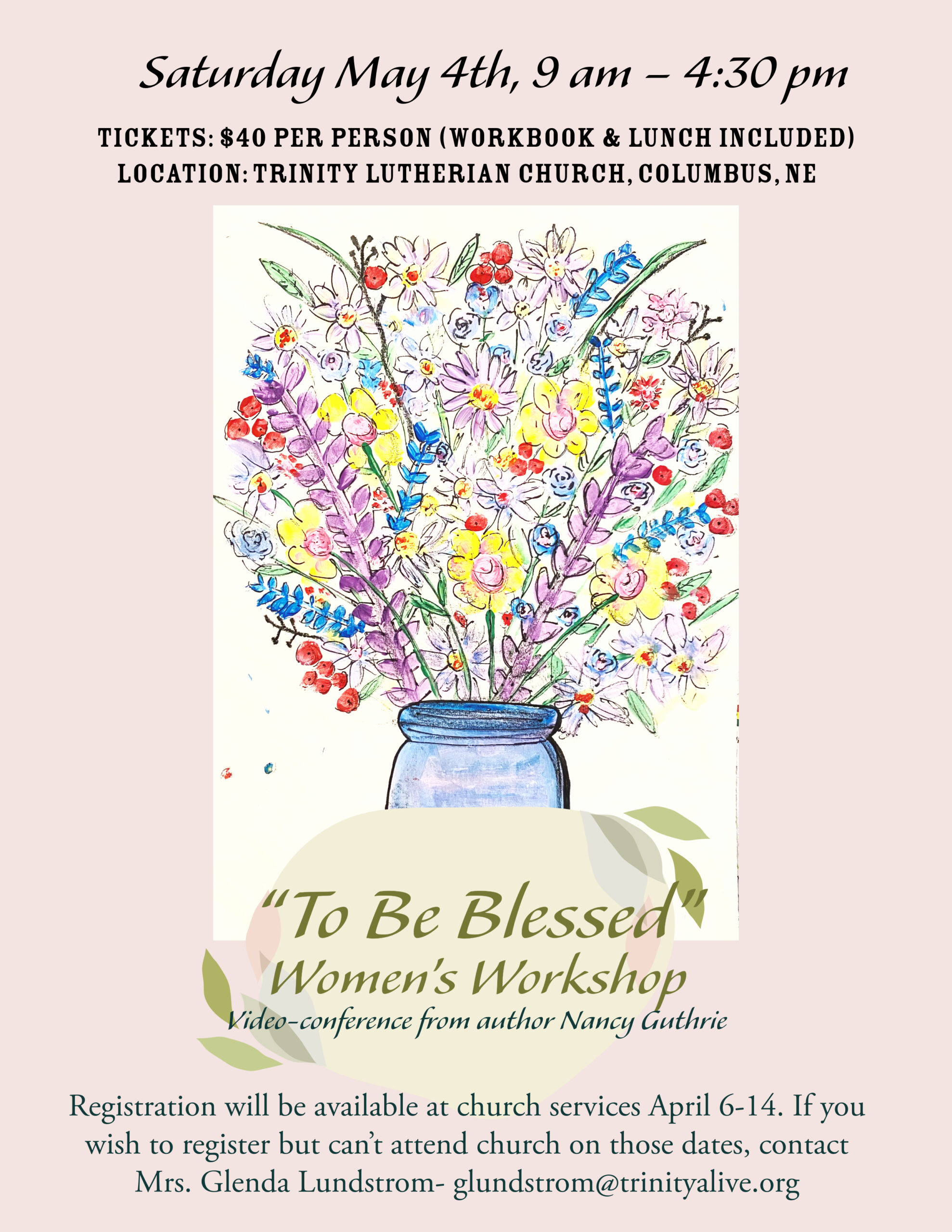 “To Be Blessed” Women’s Workshop